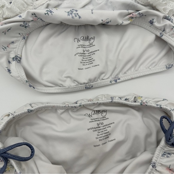 WDW Wildling Floral Ruffle Bikini 9/10 - Picture 2 of 3